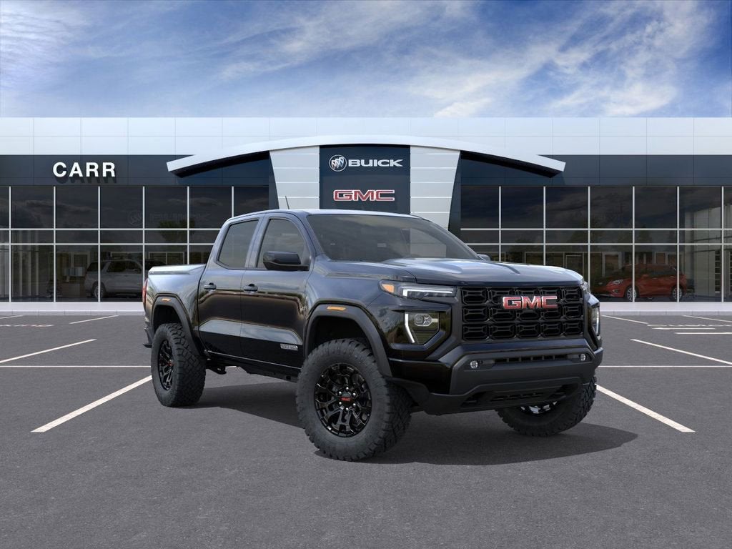 2026 GMC Canyon Elevation in Onyx Black — front three-quarter view
