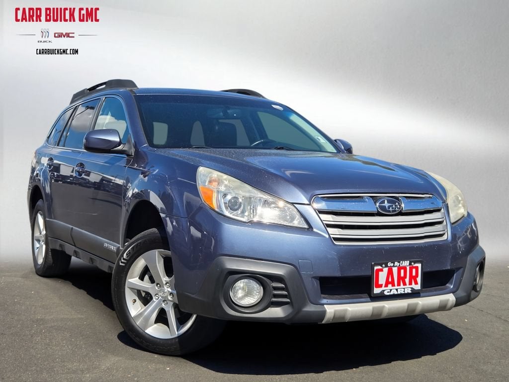 2014 Subaru Outback 2.5i Limited in Blue — front three-quarter view