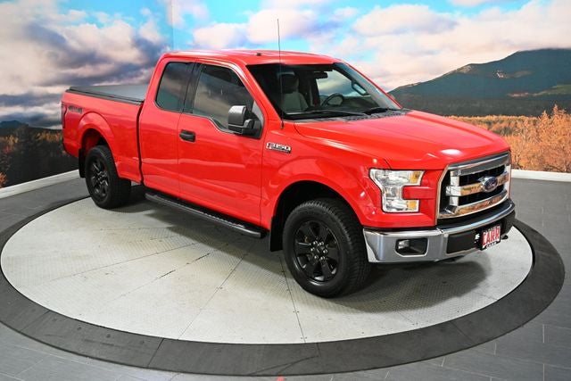 2017 Ford F-150 XLT in Red — front three-quarter view