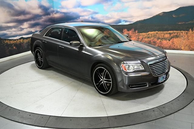 2014 Chrysler 300 Base in Granite Crystal Metallic Clearcoat — front three-quarter view