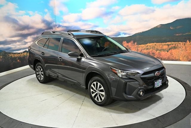 2024 Subaru Outback 2.5i in Magnetite Gray Metallic — front three-quarter view