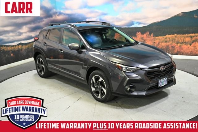 2024 Subaru Crosstrek Limited in Magnetite Gray Metallic — front three-quarter view