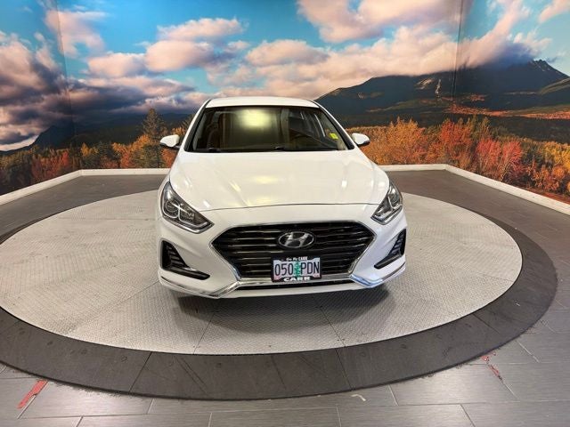 2018 Hyundai Sonata — rear three-quarter view