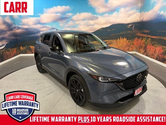 2024 Mazda Mazda CX-5 2.5 S Carbon Edition in Polymetal Gray Metallic — front three-quarter view